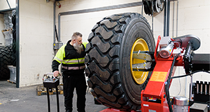 Service Center - Banden control